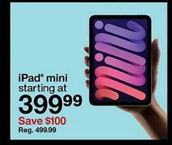 Target Ipad mini offer