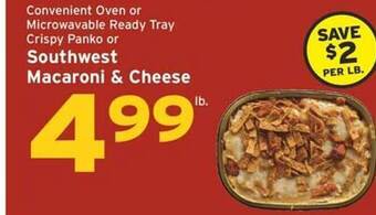 Hannaford Southwest macaroni & cheese offer