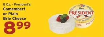 Hannaford Camembert or plain brie cheese offer