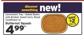 Hannaford Butternut squash offer