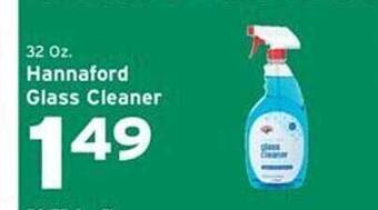 Hannaford Hannaford glass cleaner offer
