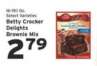 Hannaford Betty crocker delights brownie mix offer