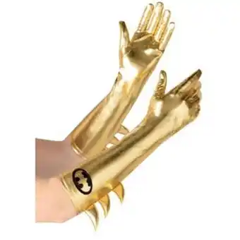 Party City Adult long batgirl gloves - batman offer