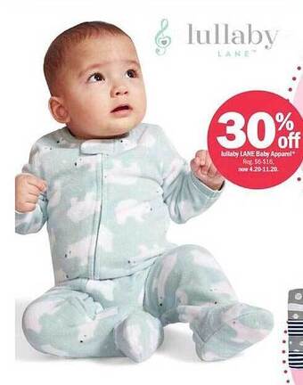 Meijer Lullaby lane baby apparel offer