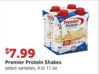 Fareway Premier protein shakes offer