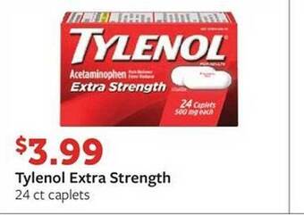 Fareway Tylenol extra strength offer
