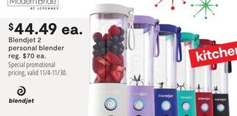 JC Penney Blendjet 2 personal blender offer