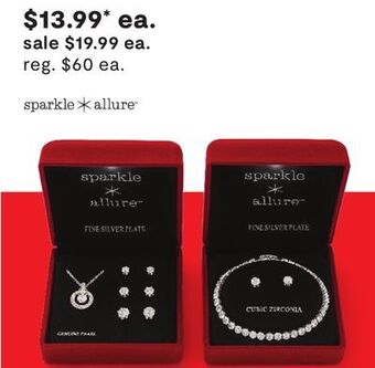 JC Penney Fashion silver jewelry offer