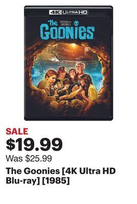 Best Buy The goonies [4k ultra hd blu-ray] [1985] offer