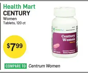 Health Mart Health mart century women tablets offer