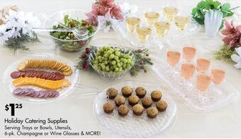 Dollar Tree Holiday catering supplies offer
