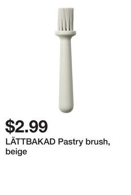 Ikea Lättbakad pastry brush, beige offer