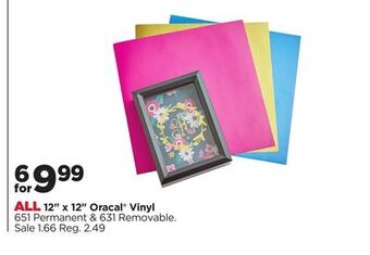Michaels All 12" x 12" oracal® vinyl offer