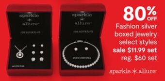 JC Penney Fashion silver boxed jewelry offer