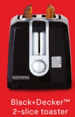 JC Penney Black+decker™ 2-slice toaster offer