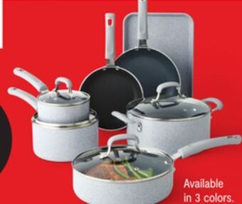 JC Penney Cooks spatter 11-pc. cookware set offer
