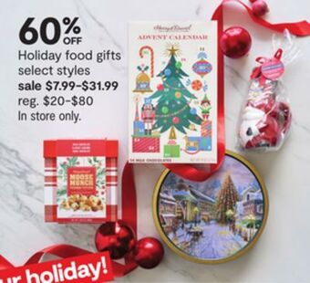 JC Penney Holiday food gifts offer