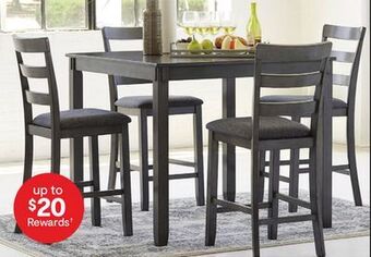 JC Penney Signature design by ashley brisben 5-pc. counter height dining set offer