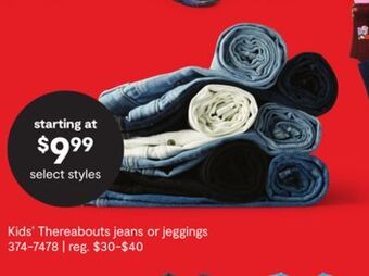 JC Penney Kids' thereabouts jeans or jeggings offer