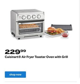 Cuisinart® air fryer toaster oven with grill