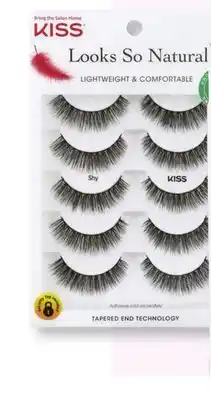 Harmon Face Values Kiss® looks so natural™ lashes in shy offer