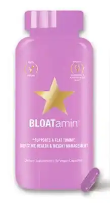 Harmon Face Values Bloatamin® dietary supplement capsules offer