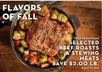 Bristol Farms Beef roasts & stewing meats offer