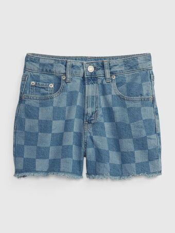 Gap Kids high-rise girlfriend shorts with washwell offer
