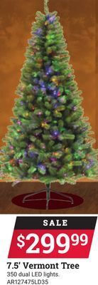 Ace Hardware 7.5' vermont tree offer