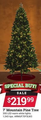 Ace Hardware 7' mountain pine tree offer