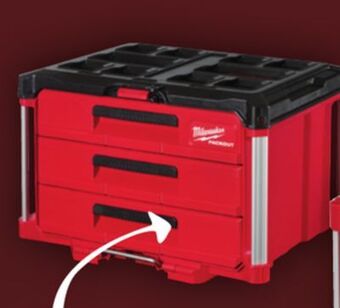 Ace Hardware Milwaukee® 3-drawer tool box offer