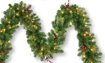 Ace Hardware Pre-lit led mixed pine 9' garland offer