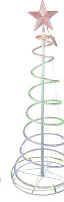 Ace Hardware 4' pre-lit led color-changing spiral ribbon tree offer