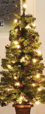 Ace Hardware 4' pre-lit northern pine potted tree offer