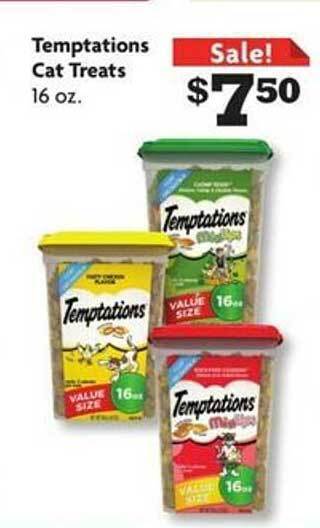 Family Dollar Temptations cat treats offer