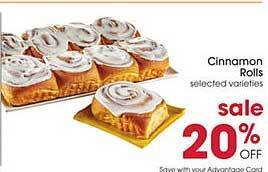 Giant Eagle Cinnamon rolls offer