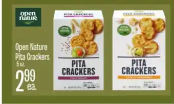 Jewel-Osco Open nature pita crackers offer