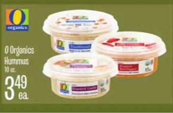 Jewel-Osco O organics hummus offer
