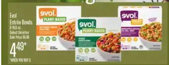 Jewel-Osco Evol entrée bowls offer