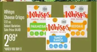 Jewel-Osco Whisps cheese crisps offer