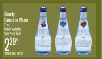 Jewel-Osco Clearly canadian water offer