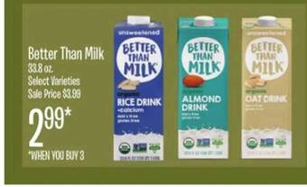 Jewel-Osco Better than milk offer
