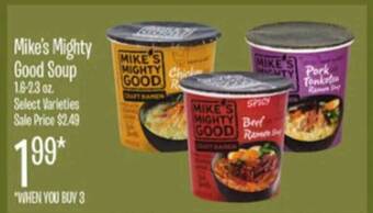 Jewel-Osco Mike's mighty good soup offer