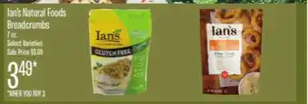 Jewel-Osco Ian's natural foods breadcrumbs offer