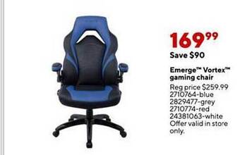Staples Emerge vortex gaming chair offer