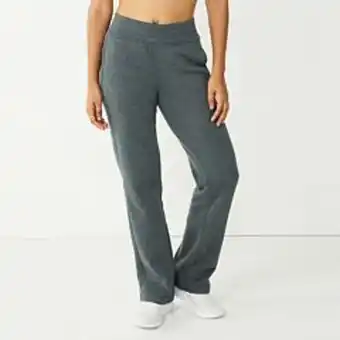 Kohl's Petite tek gear® ultra soft fleece straight-leg pants offer