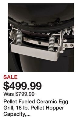 Tractor Supply Company Pellet fueled ceramic egg grill, 16 lb. pellet hopper capacity, egg1000as offer