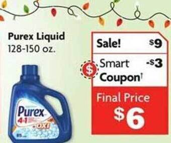 Family Dollar Purex liquid offer