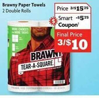 Family Dollar Brawny paper towels offer