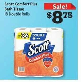 Family Dollar Scott comfort plus bath tissue offer